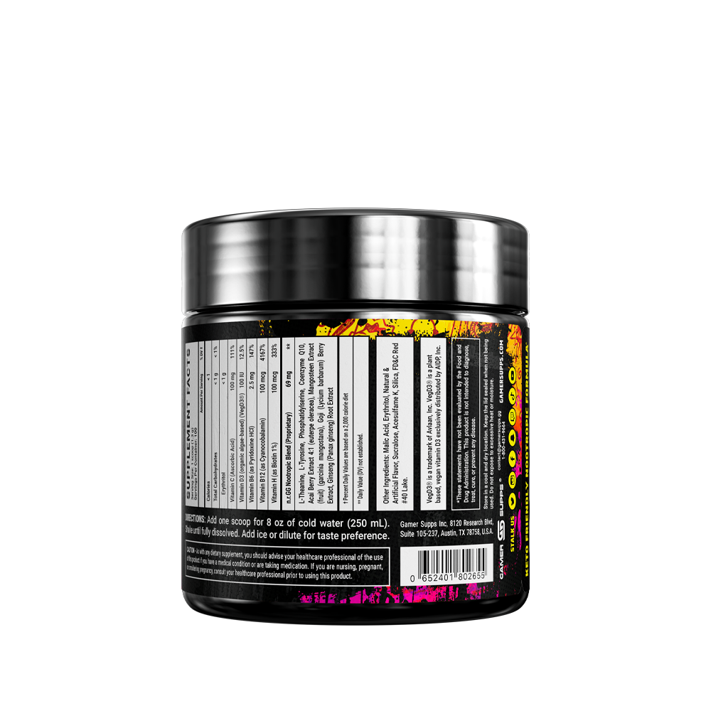 Dragonfruit Punch Caffeine Free - 100 Servings - Gamer Supps