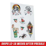 PaymoneyWubby Temporary Tattoo Flash Sheet