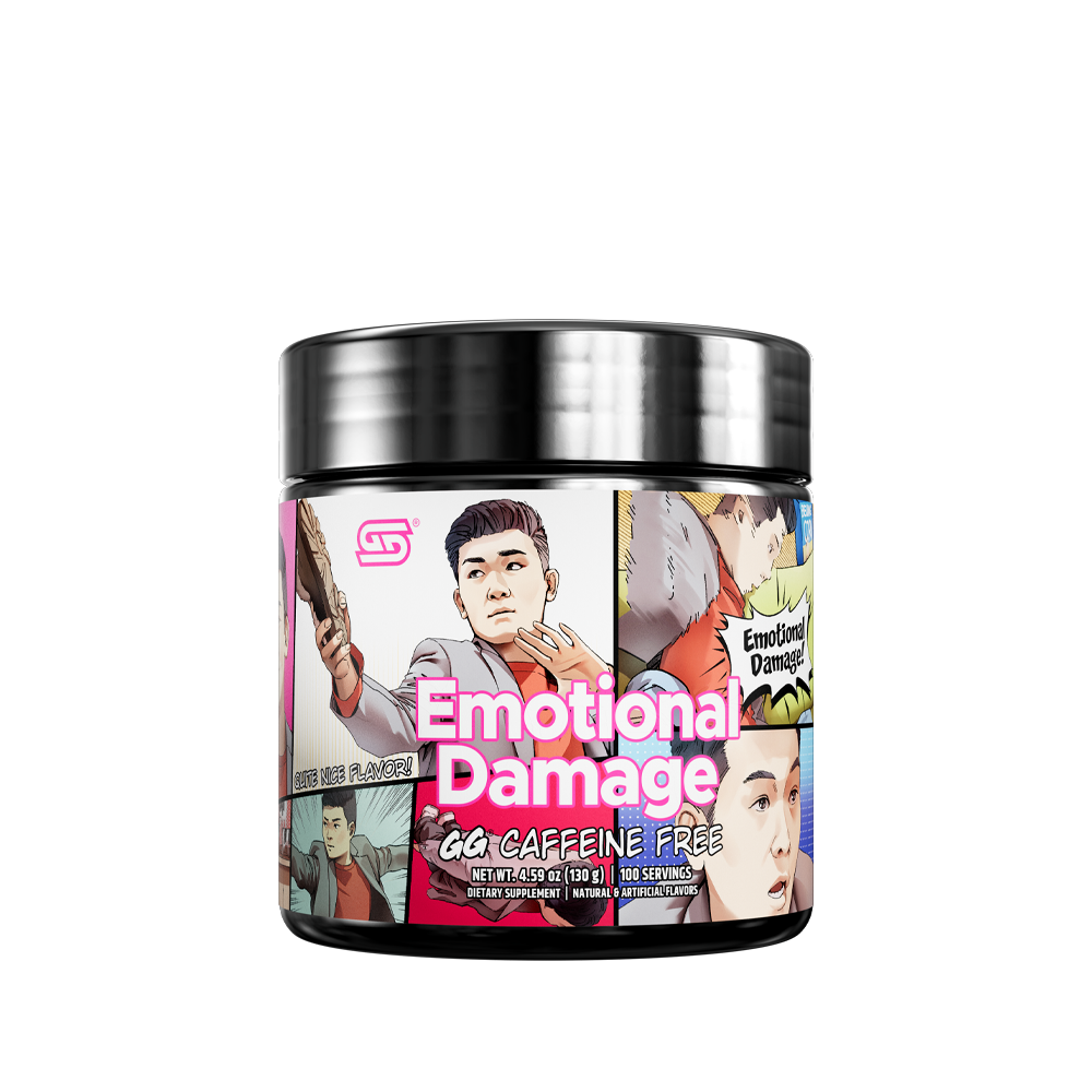 Steven He's Emotional Damage Caffeine Free - 100 Servings - Gamer Supps