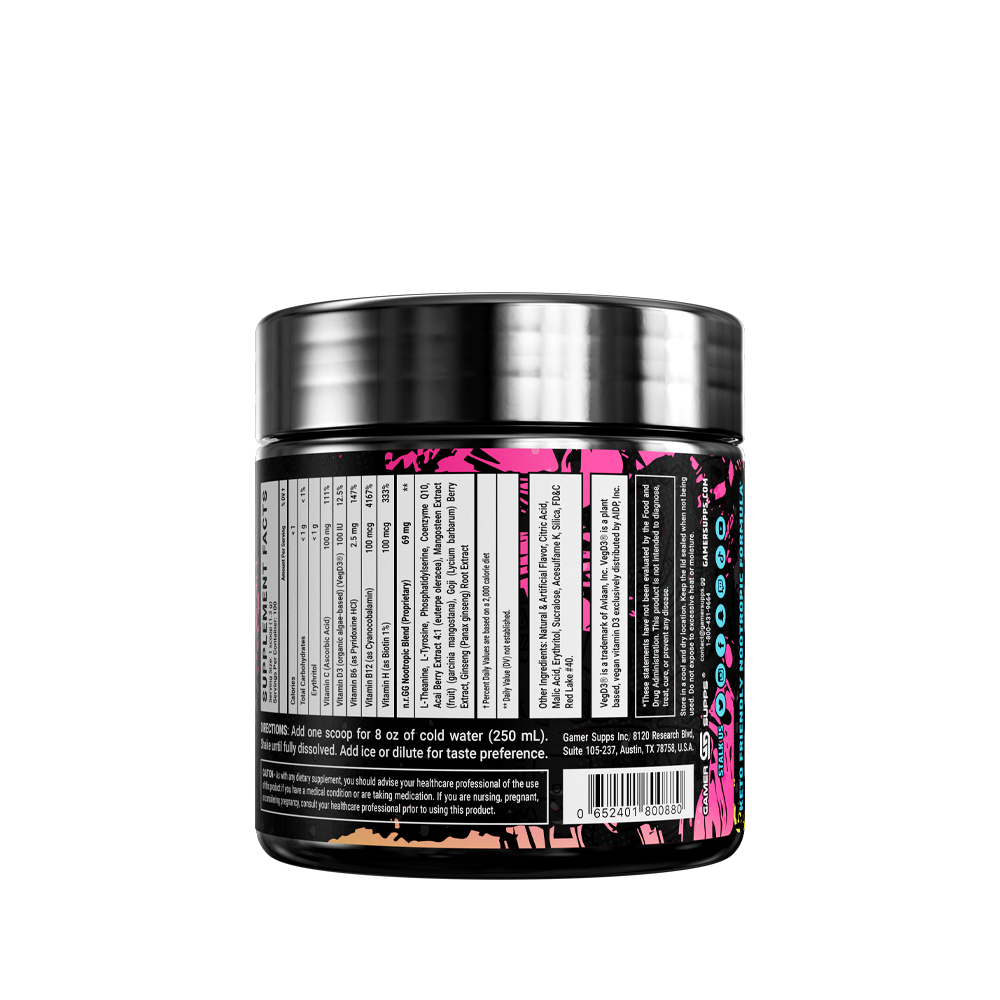 Strawberry Lemonade Caffeine Free - 100 Servings - Gamer Supps