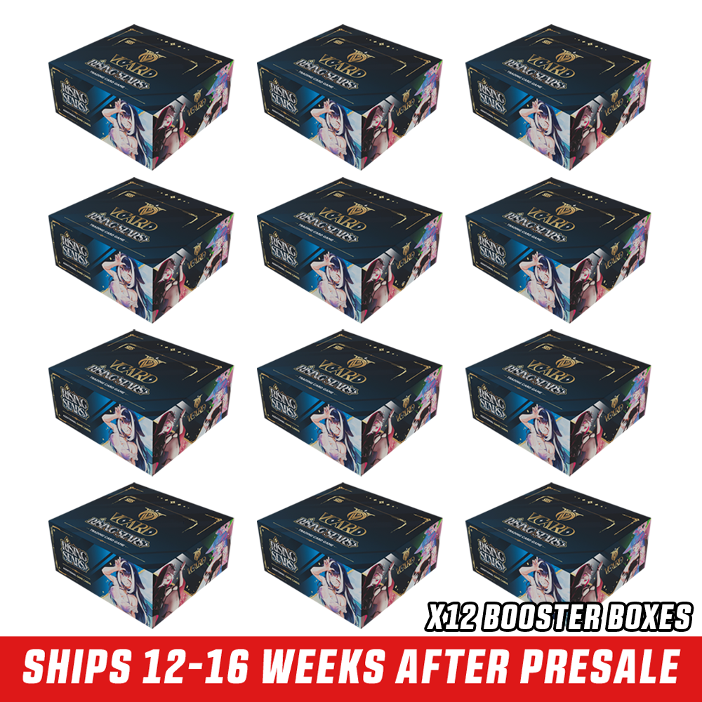 VCard Booster Box Master Case - Rising Stars (12 Booster Boxes) (Unlimited)